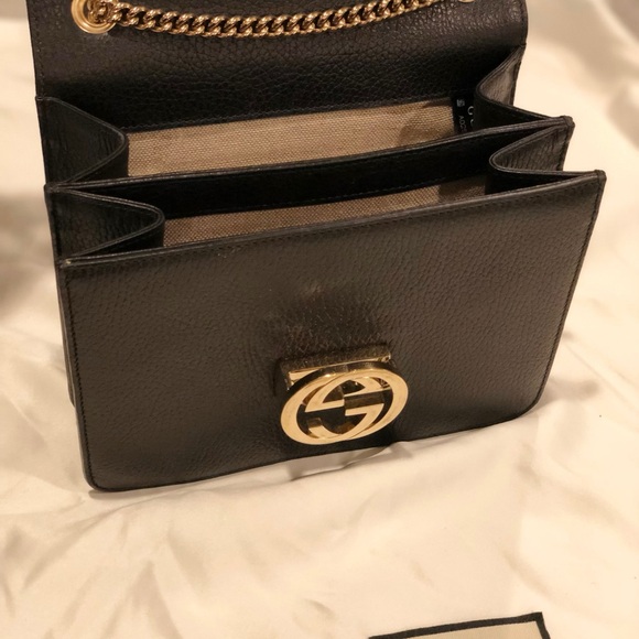Authentic Gucci Small Interlocking G Shoulder Bag - Picture 7 of 7